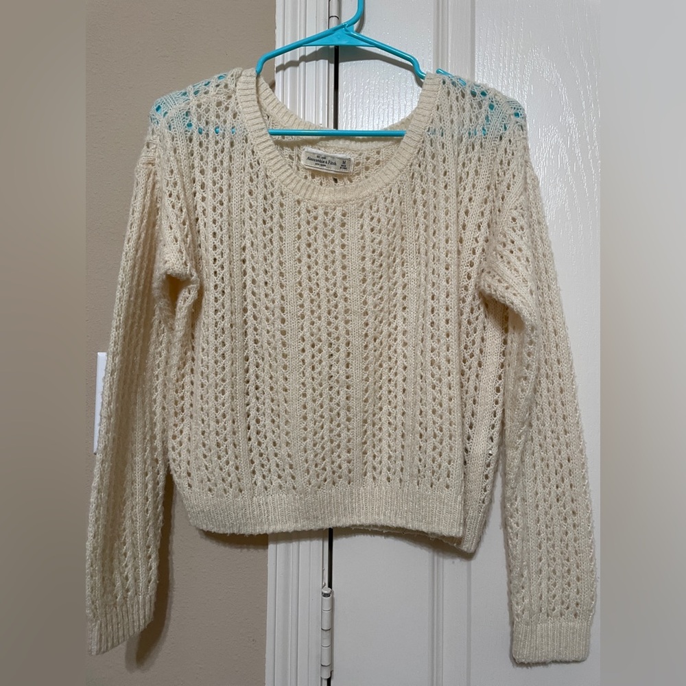 Abercrombie & Fitch Cream Sweater